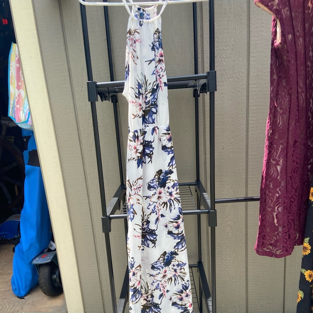 multi colored floral dress